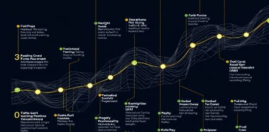 A detailed AI roadmap showcasing key milestones and technology advancements.