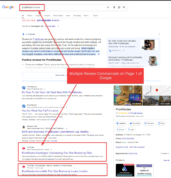 so many views of review commercials